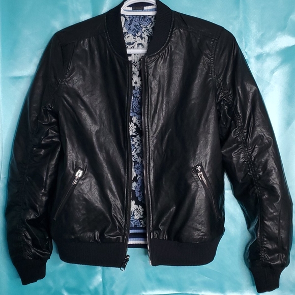 BlankNYC Reversible Bomber Style Jacket - Picture 4 of 6